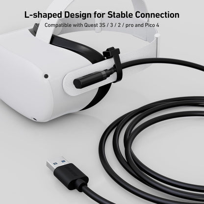 BENFEI 375BK-5M Link Cable 16 FT USB 3.0 to USB C Cable for VR Headset 5M - Image 3
