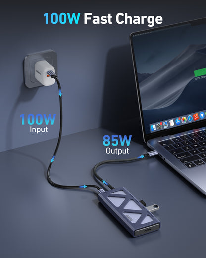 BENFEI 000389GY M.2 NVMe Enclosure with USB-C Hub - Image 8