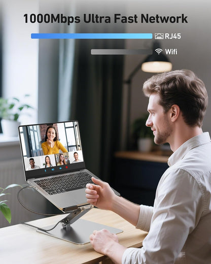 BENFEI 398GY TYPE-C 6-in-1 HDMI+USB-C(10G)+RJ45+2xUSB-A(10G)+PD - Image 6