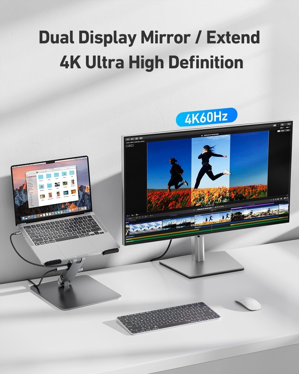 BENFEI 398GY TYPE-C 6-in-1 HDMI+USB-C(10G)+RJ45+2xUSB-A(10G)+PD - Image 8