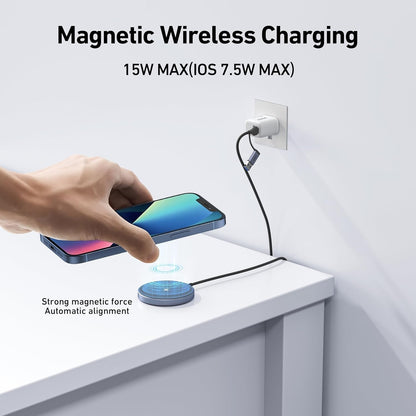 BENFEI 000401GY Magnetic Wireless Charger 15W Compatible with MagSafe Charger - Image 2