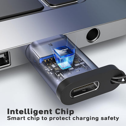 BENFEI 407GY USB Type-A to USB-C Adapter Male to Female Supporting 5V 3A Charging and 10Gbps Data Transmit - Image 2