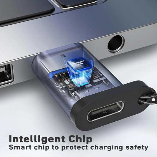 BENFEI 407GY 2-Pack USB Type-A to USB-C Adapter Male to Female Supporting 5V 3A Charging and 10Gbps Data Transmit - Image 2