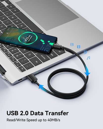 BENFEI 436BK-1M USB 2.0 Male to Micro USB Data Cable 1M - Image 5