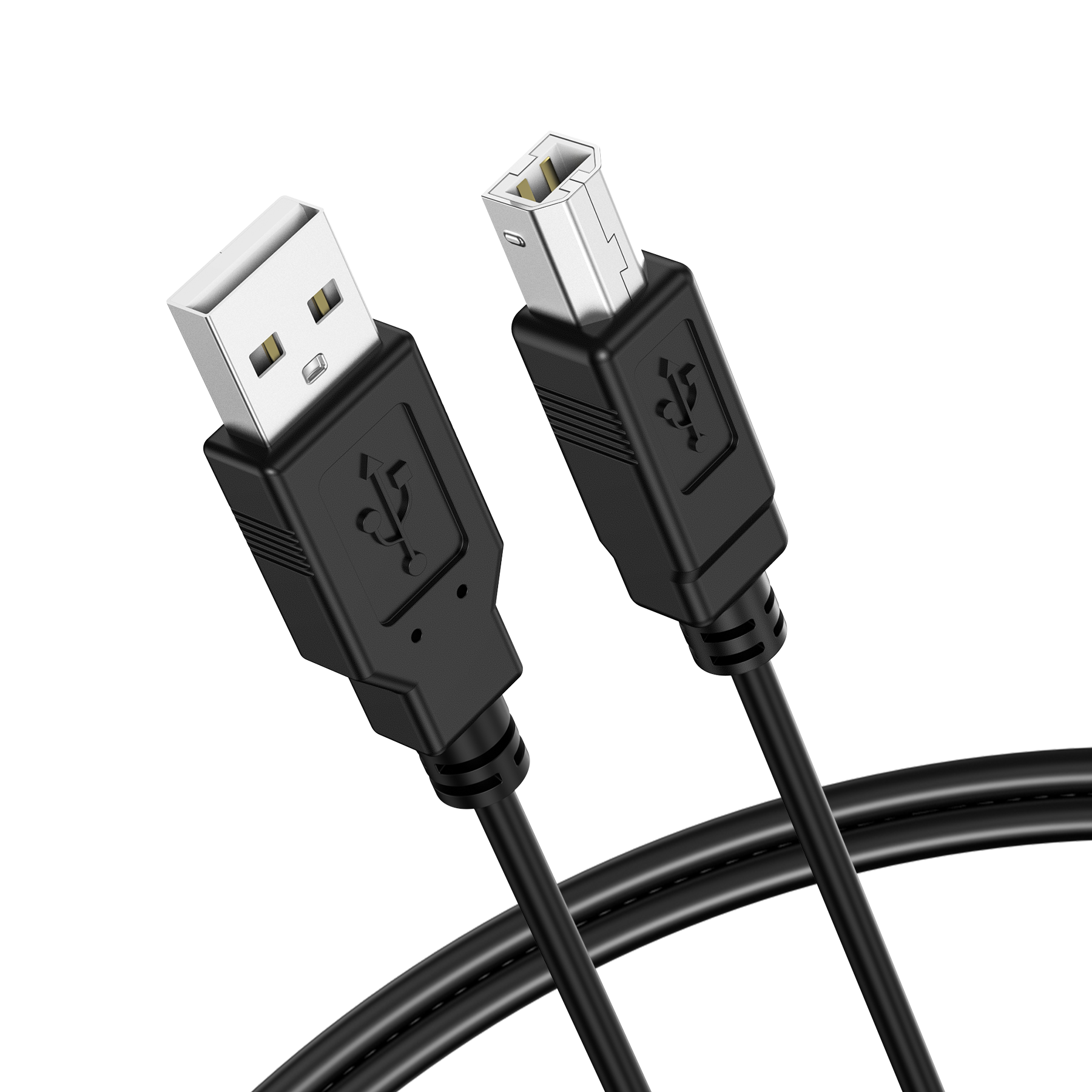 Choetech AB0060-3M USB A to B Printer 3meter Cable Black - Image 3