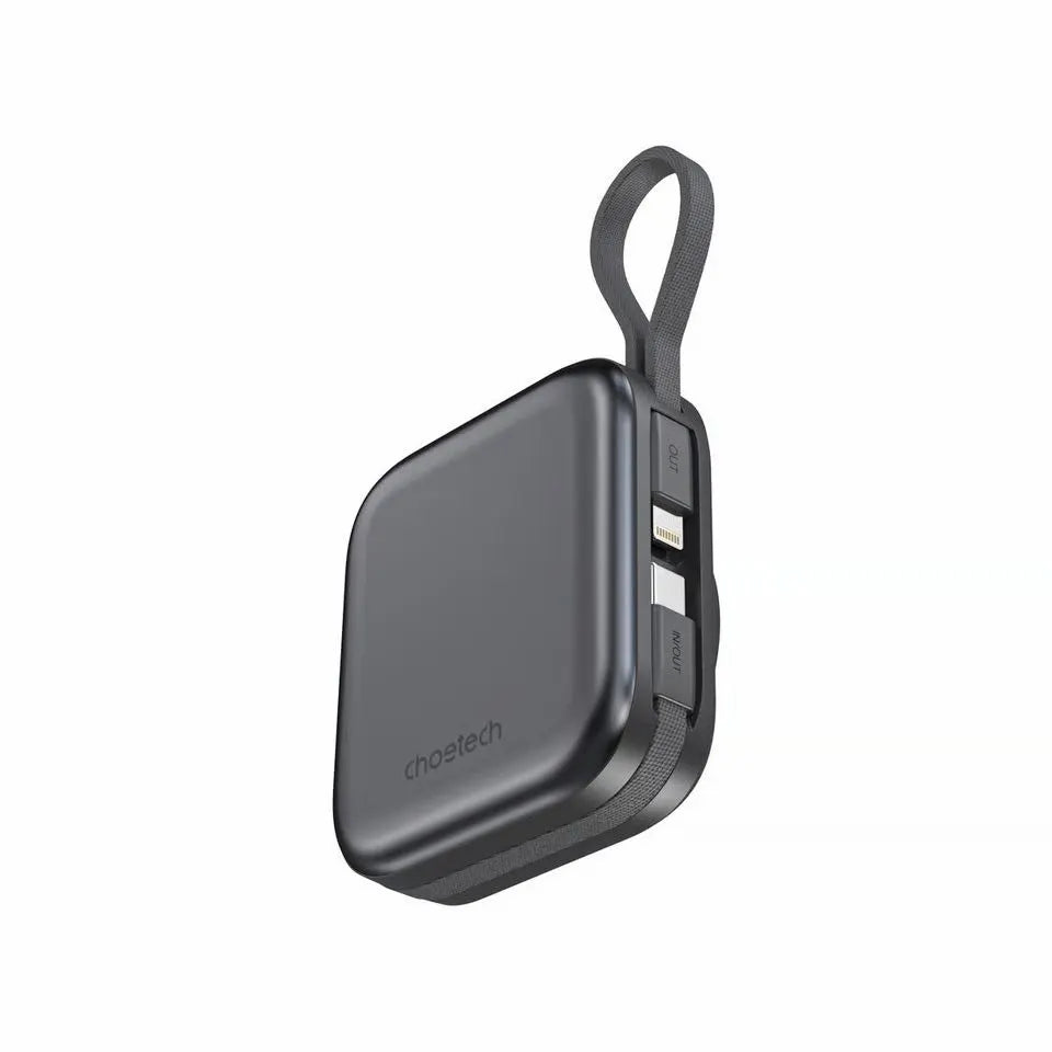 CHOETECH B697-BK 10000mAh CCC Certified LED display 22.5W power bank for Mobile/Apple watch/Airpods - Image 3