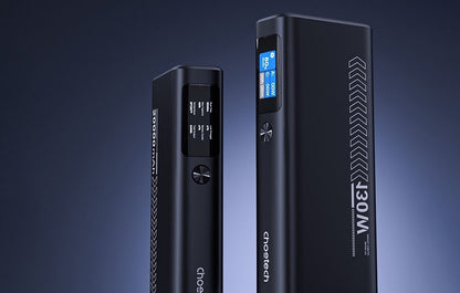 CHOETECH B702 20000mAh PD130W USB-A + USB-C x 2, 3-Port & TFT Display Power Bank - Image 5