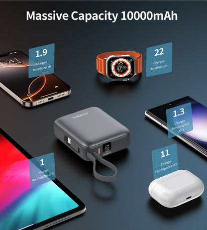 CHOETECH B832-GY 10000mAh 35W 10000mAh PowerLeap Power Bank - Image 7