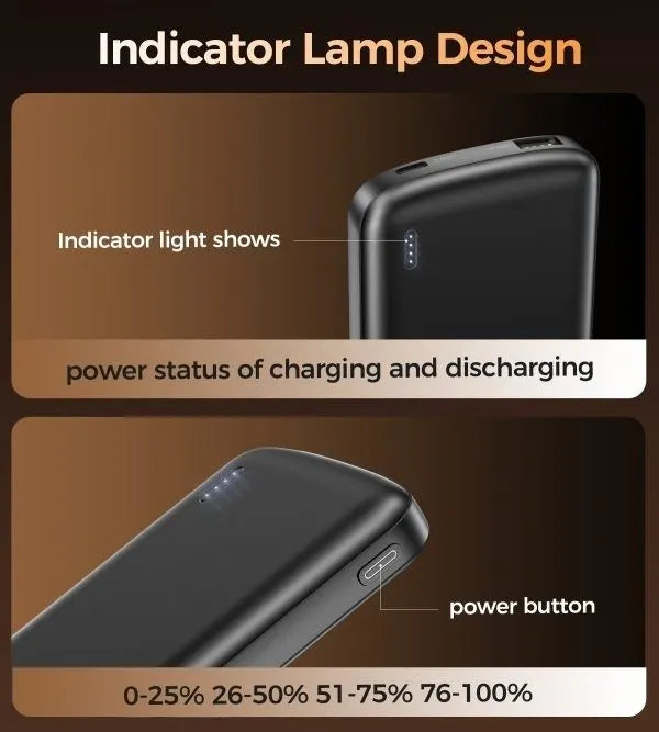 CHOETECH B850 10000mAh 12W USB-A+Type-C Power Bank - Image 5