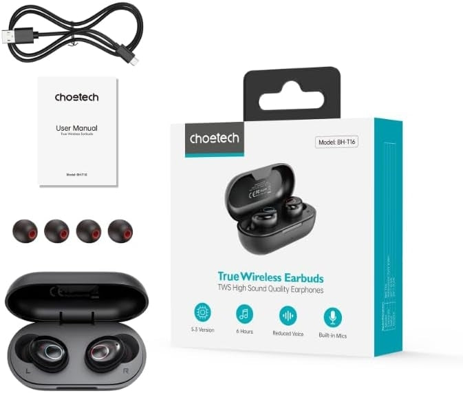 CHOETECH BH-T16 BH-T16 Aura Bean TWS Wireless Earbuds - Image 9