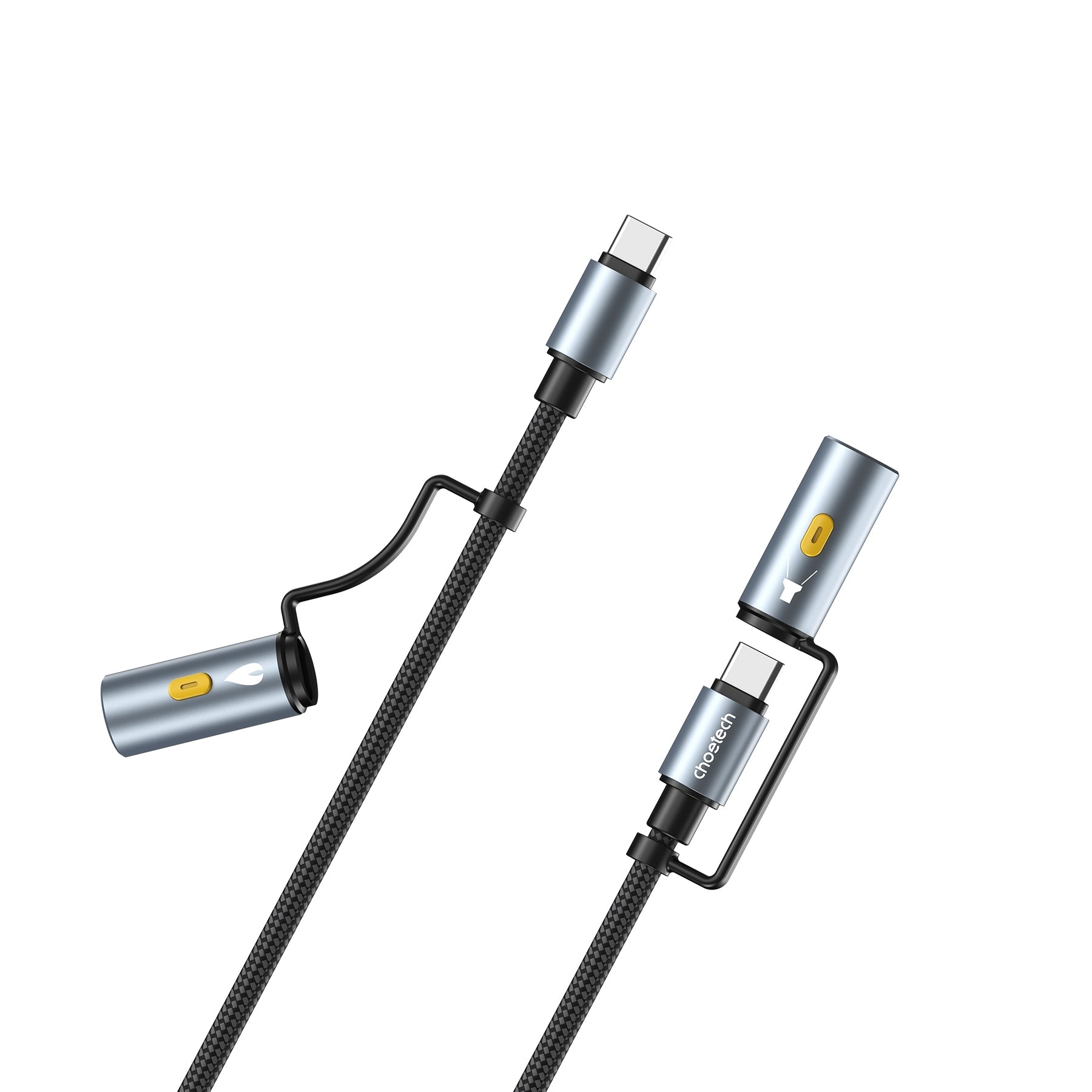 CHOETECH CC1001 Smart PD60W 4-in-1 USB C to C cable 1.2M - Image 2