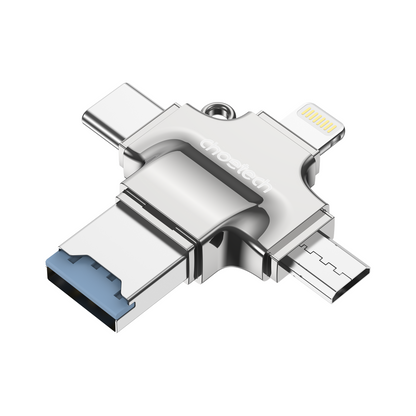 Choetech CR-002-SL EasyGO A+C+Micro+lighting four in one card reader - Image 3