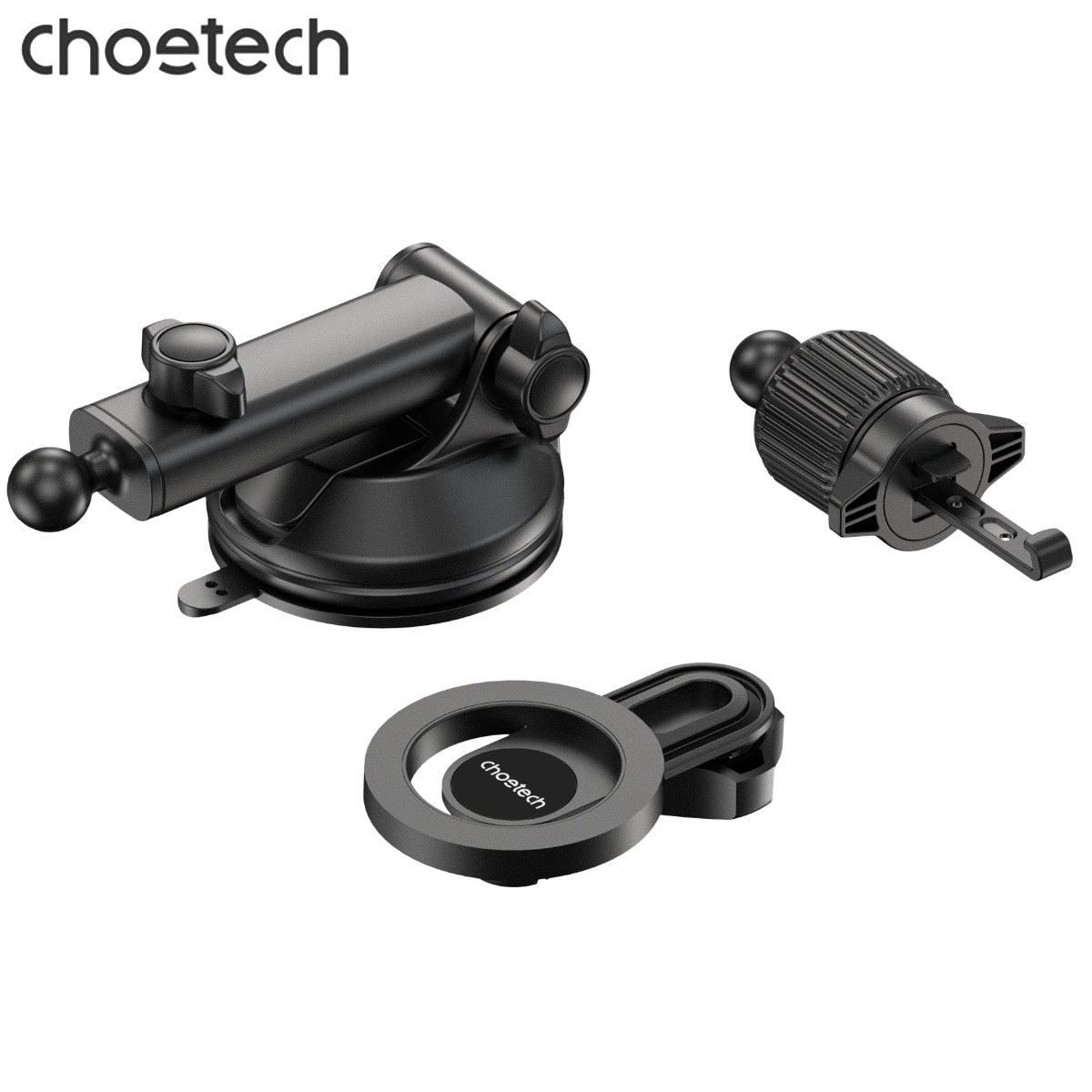 Choetech H01005 Magnetic Car Mount 360-dgree Rotation, Telescopic Arm, for SUVs  - Image 2