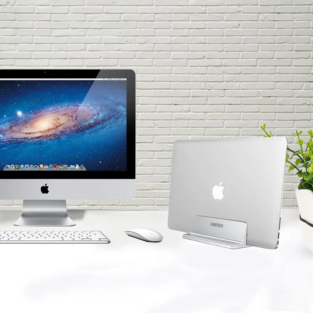 CHOETECH H038 Desktop Aluminum Stand With Adjustable Dock Size, Laptop Holder For All MacBook & tablet - Image 3