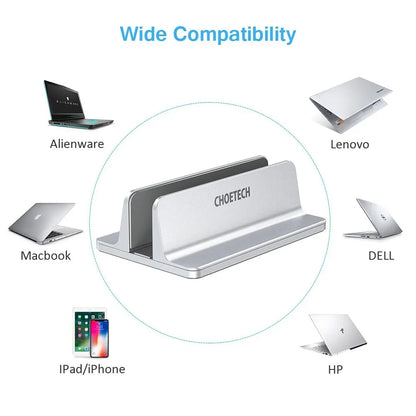 CHOETECH H038 Desktop Aluminum Stand With Adjustable Dock Size, Laptop Holder For All MacBook & tablet - Image 6
