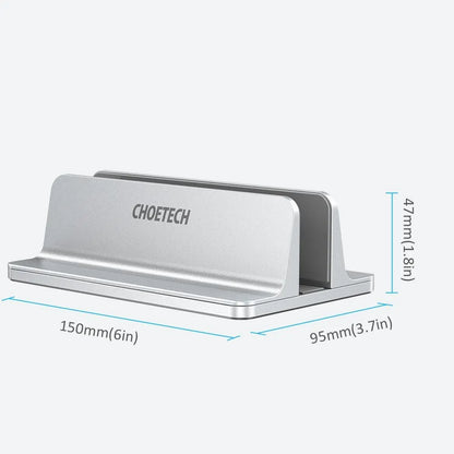 CHOETECH H038 Desktop Aluminum Stand With Adjustable Dock Size, Laptop Holder For All MacBook & tablet - Image 7