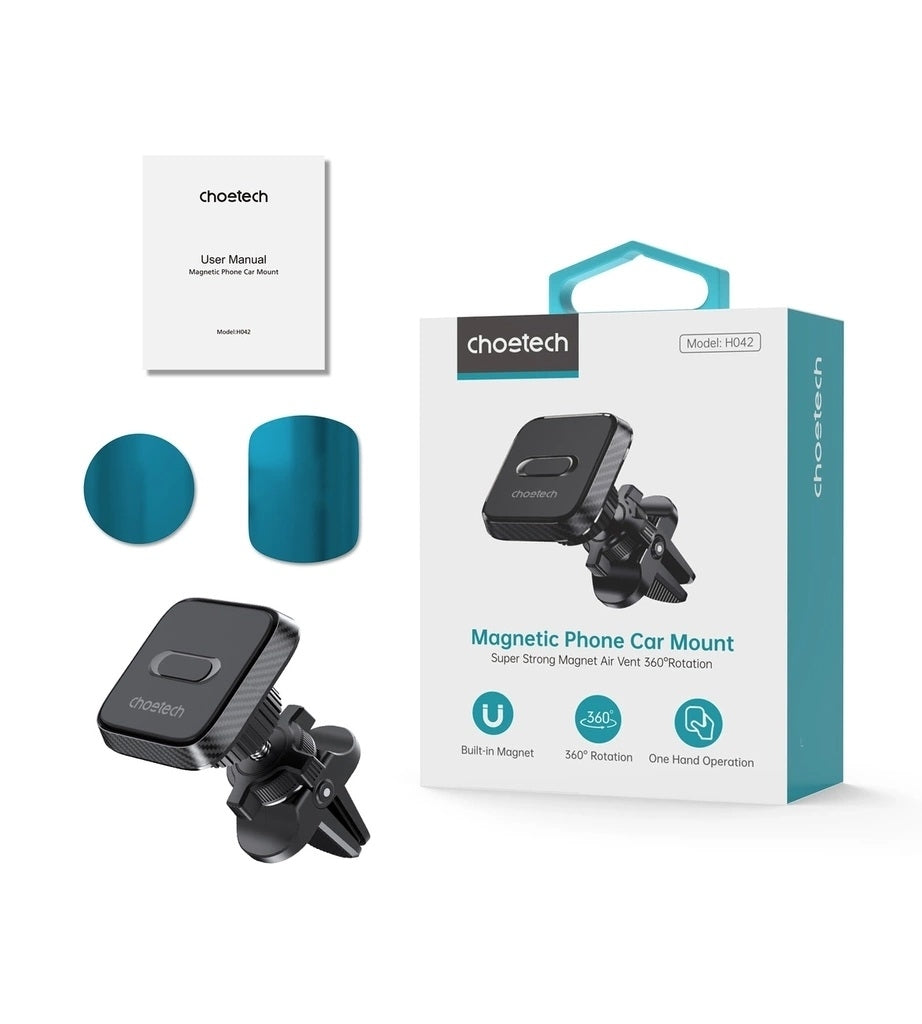 CHOETECH H042 Magnetic Phone Car Mount Car Air Vent Phone Holder - Image 4