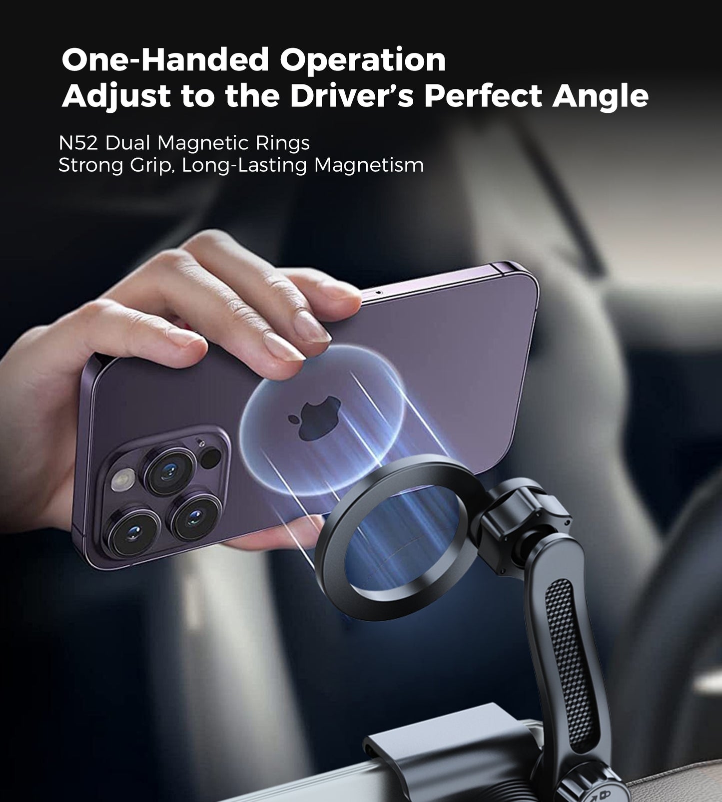 Choetech H089 Magnetic Phone Holder for Tesla Model 3 / Model Y - Image 7