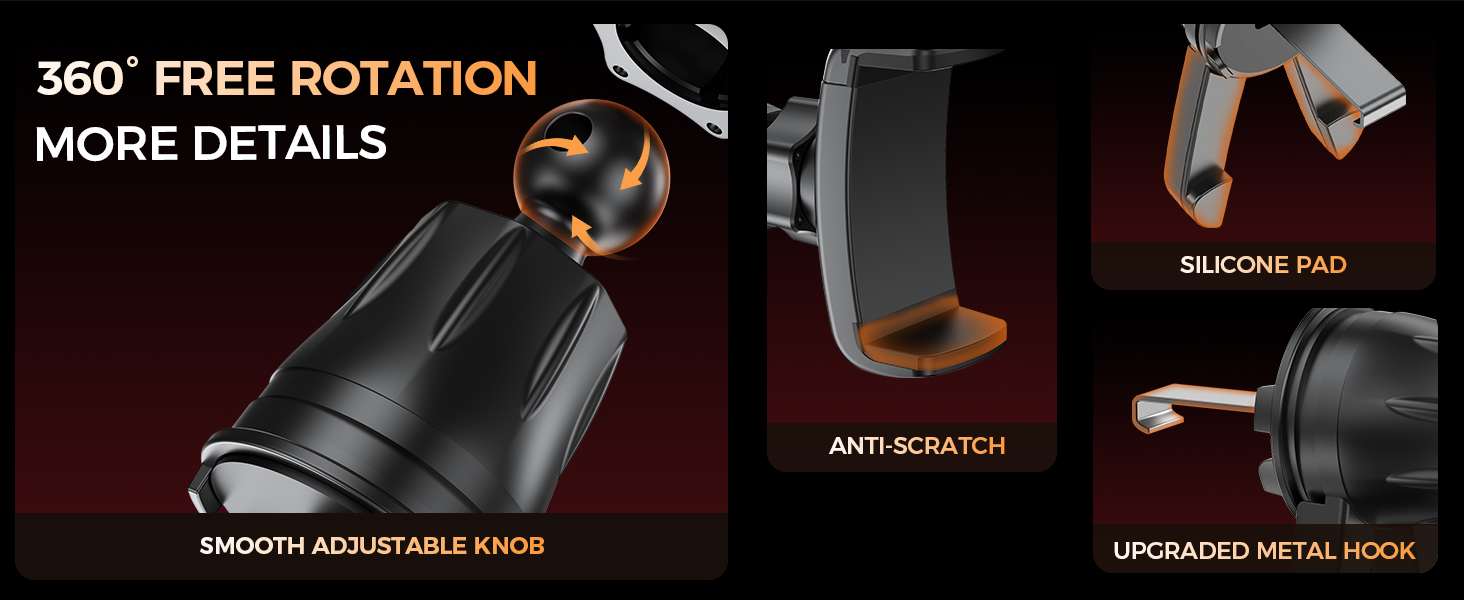 Choetech H091 Car Air Vent Clamp Phone Holder - Image 5