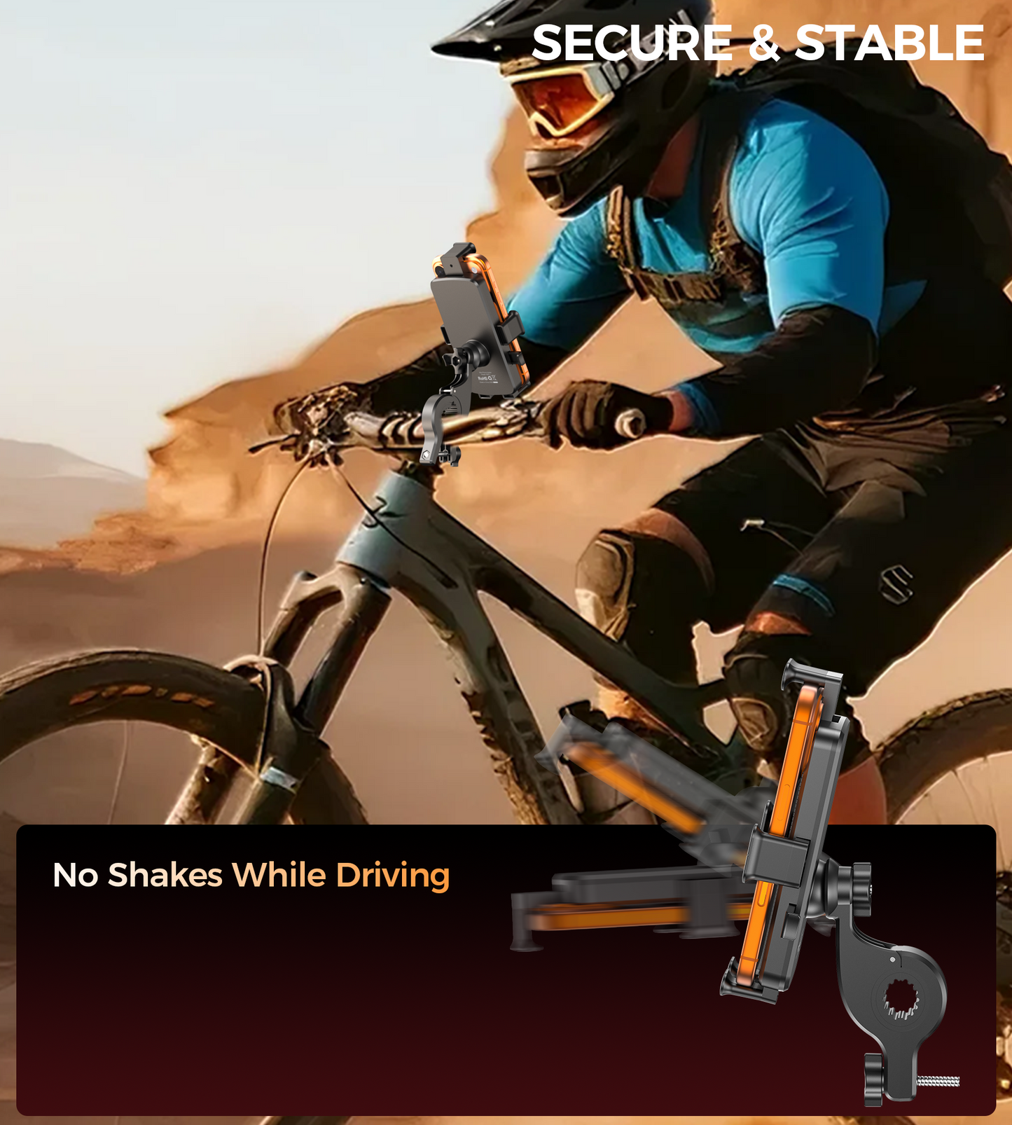 Choetech H092 Cycling Phone Holder Bike Handlebar Mount - Image 6