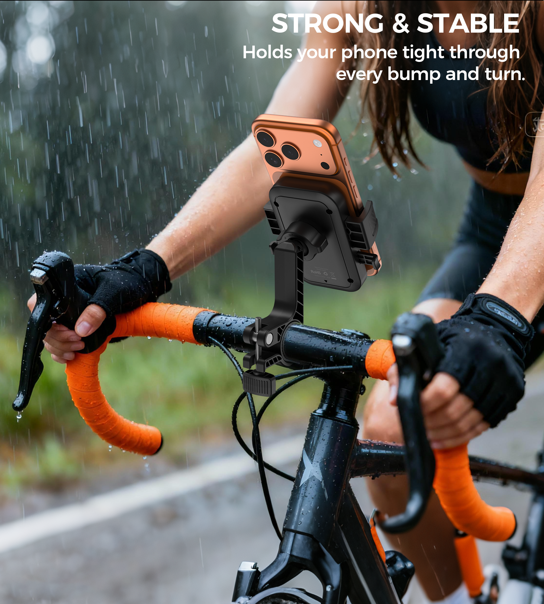 Choetech H094 Cycling Phone Holder Bike Handlebar Mount 360-degree Rotation - Image 7