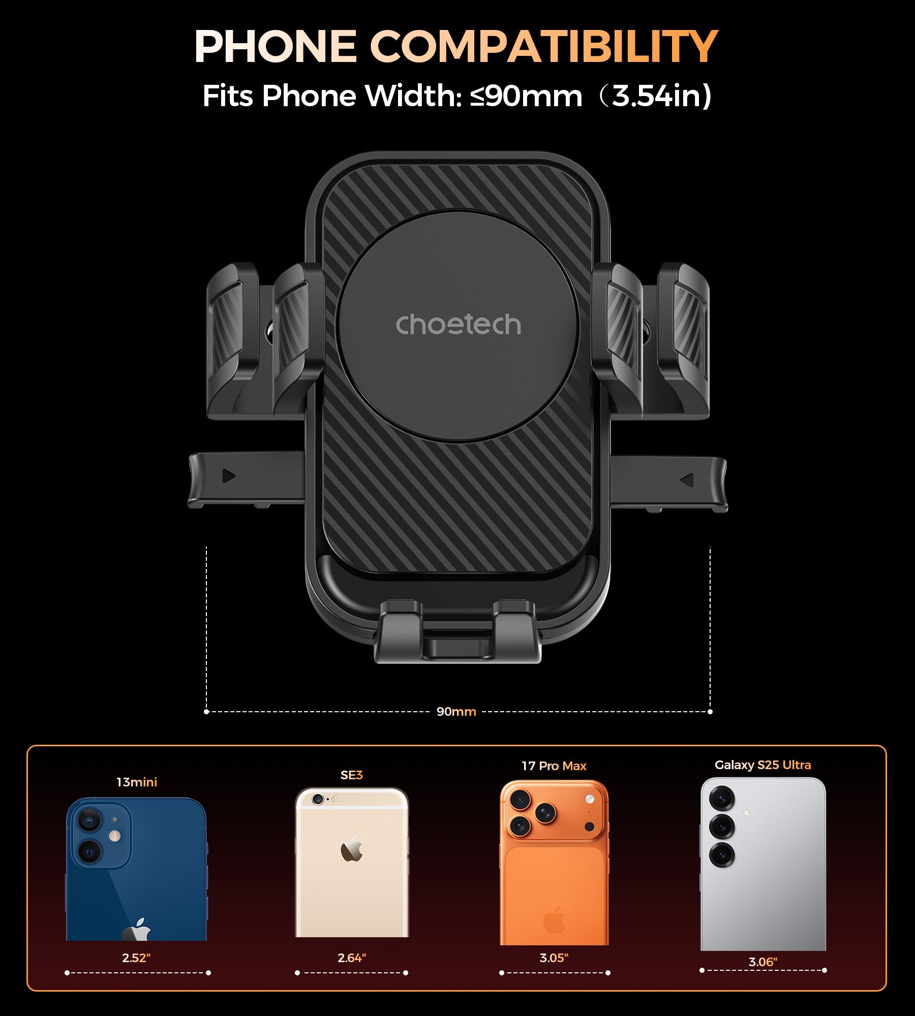 Choetech H094 Cycling Phone Holder Bike Handlebar Mount 360-degree Rotation - Image 8