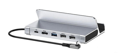 CHOETECH HUB-M77-GY PD100W 5-in-1 USB-C PD+HDMI+USB 3.0A/F+USB2.0 Steam Deck Docking Station - Image 2