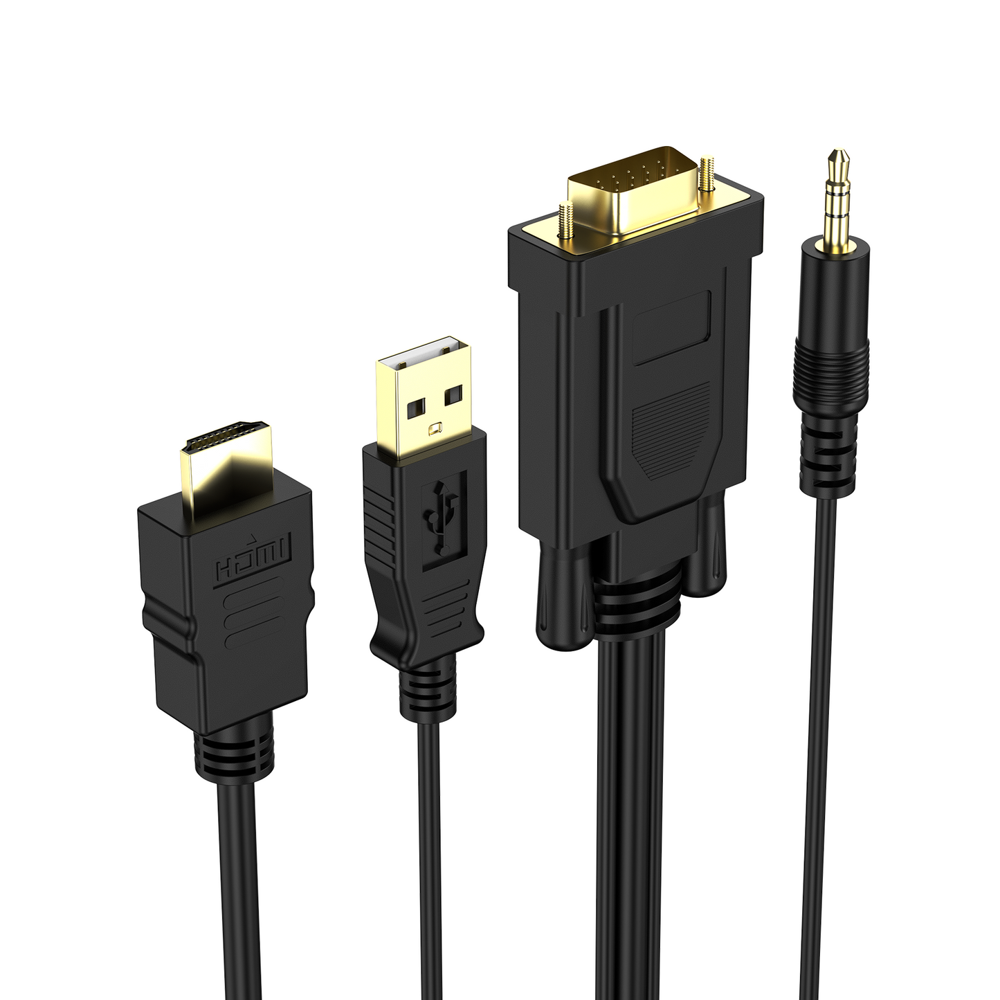 Choetech HV-001 HDMI to VGA 1.8m - Image 2
