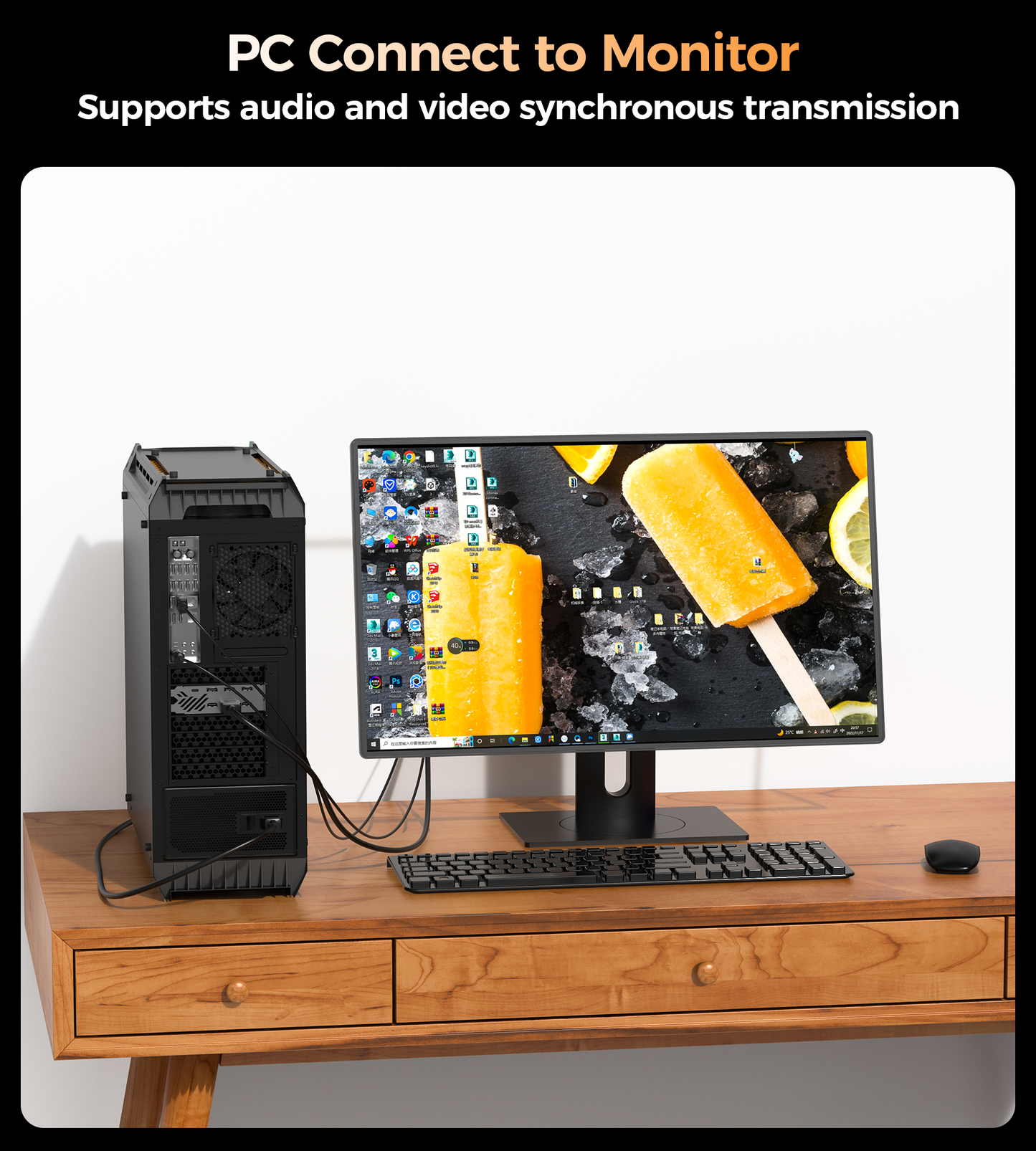 Choetech HV-001 HDMI to VGA 1.8m - Image 4