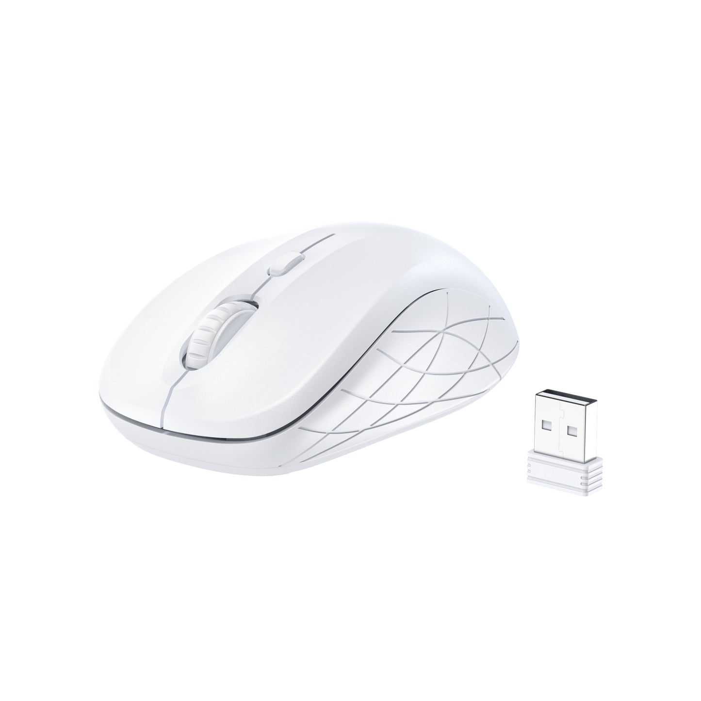 Choetech KB-002-WH single-mode 2.4G wireless mouse, white - Image 3