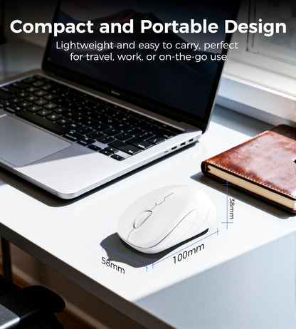 Choetech KB-002-WH single-mode 2.4G wireless mouse, white - Image 7