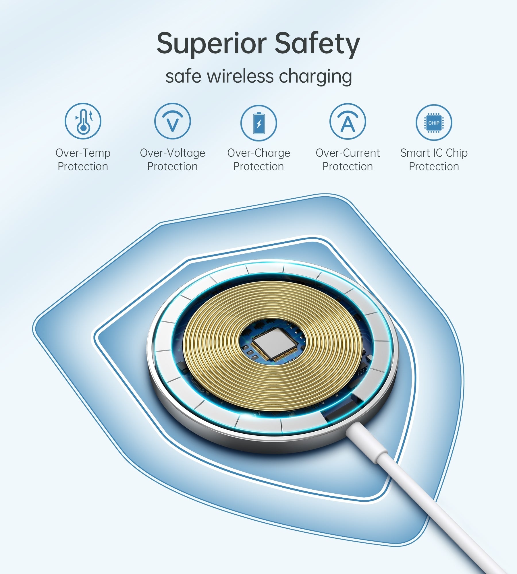 CHOETECH MQ00117-SL (T517+AC) MagLeap Magnetic Wireless Charger + AC - Image 5