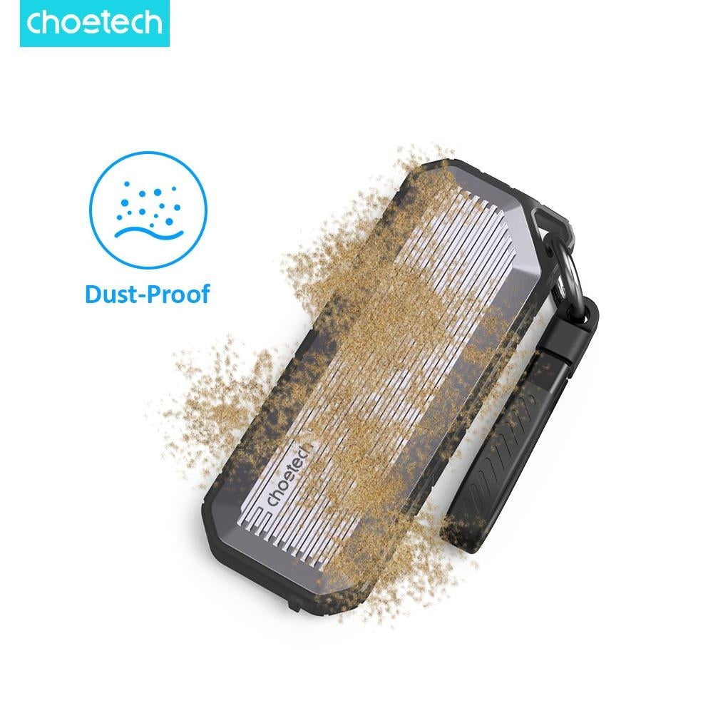 CHOETECH MSE004-GY USB3.2 Chips M.2 NVME / SATA SSD Protocol 10Gbps Transfer Speed Enclosure with IP65 water-Proof and Dust -Proof (Support 8TB Max) - Image 4