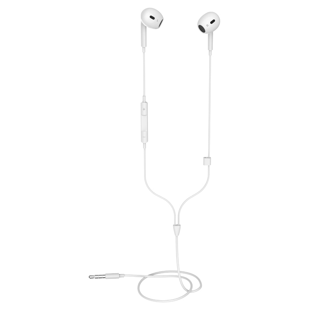 Choetech OC-A016 3.5mm lateral in ear Stereo sound Wired Headphones White - Image 4