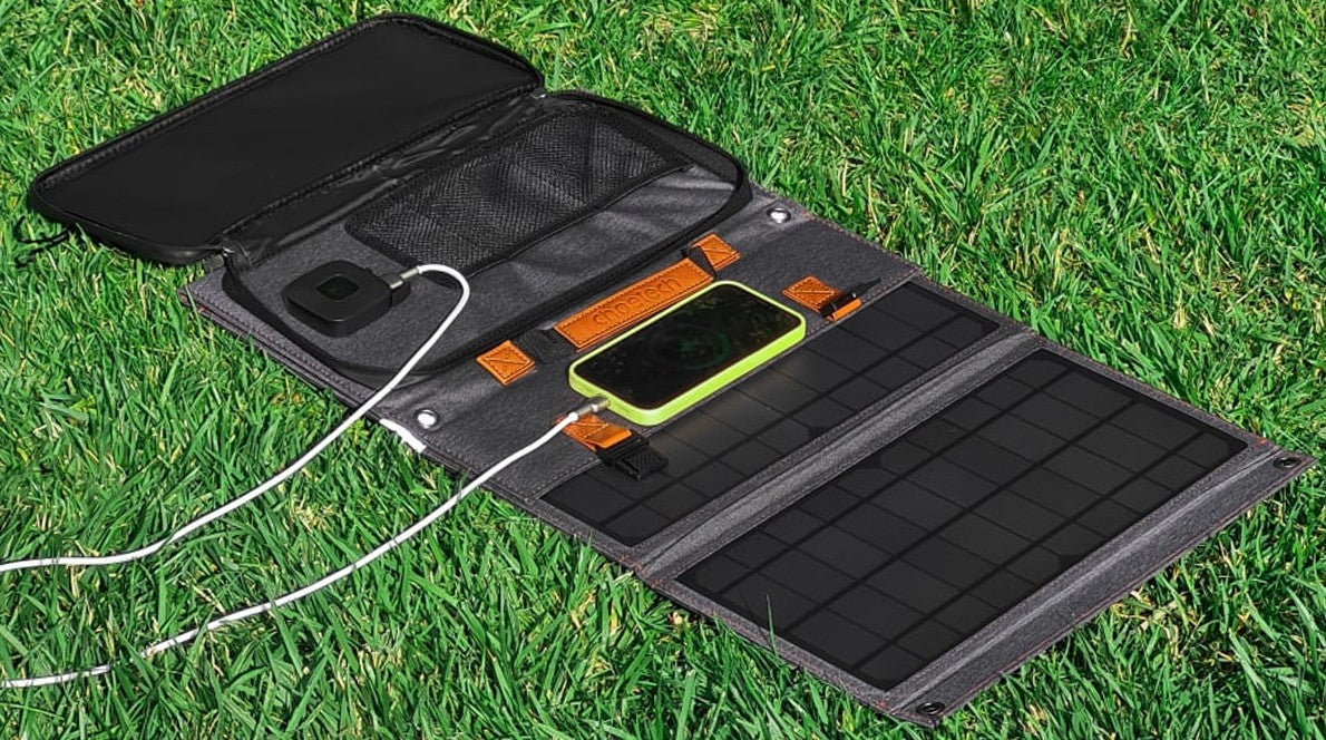 Choetech SC006 Solar Panel Portable Charger 40W 18V USB C Solar Panels Charger with USB C PD 30W - Image 9
