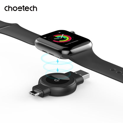 CHOETECH T606-F USB-A +USB-C Magnetic Charger for Samsung & Apple Watch - Image 2
