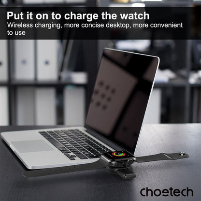 CHOETECH T606-F USB-A +USB-C Magnetic Charger for Samsung & Apple Watch - Image 5
