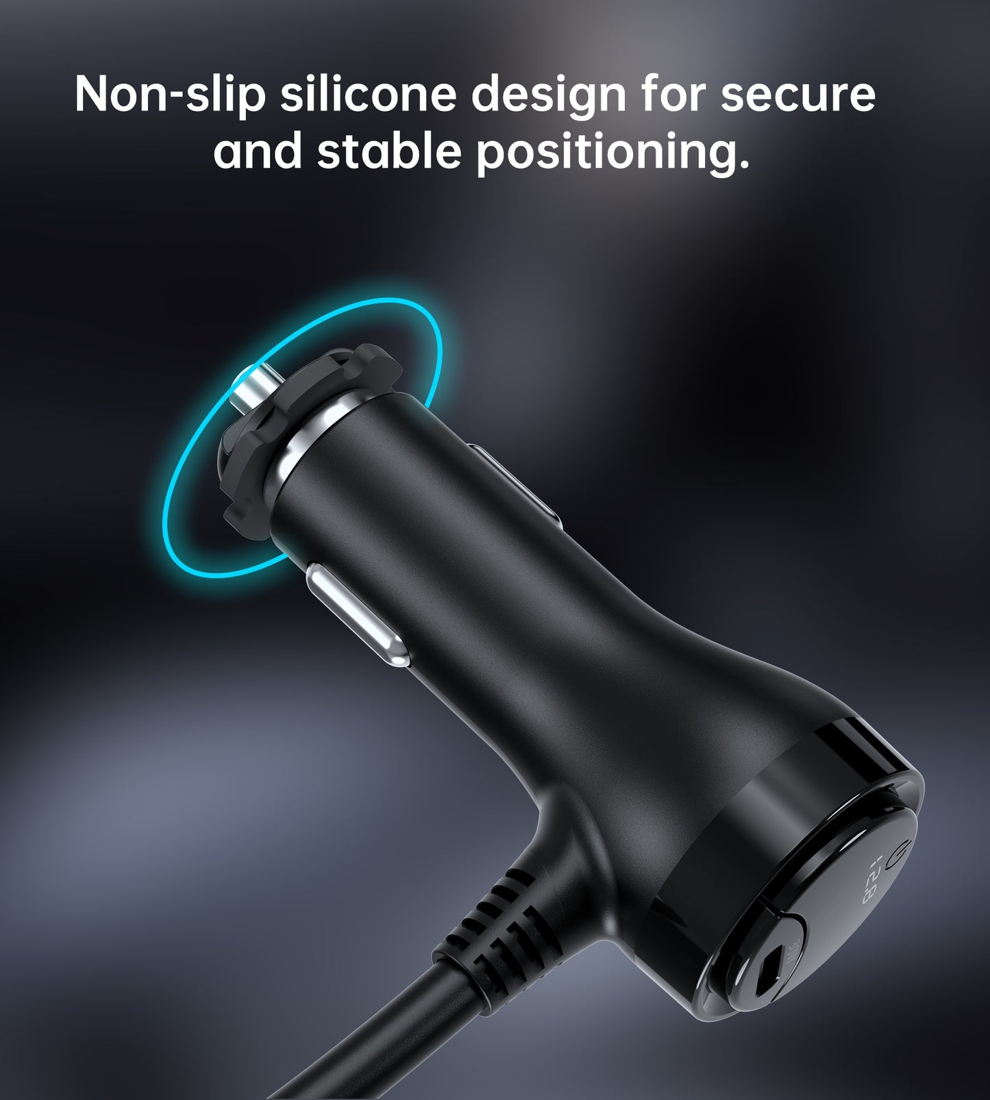CHOETECH TC0021 3 Sockets 2C+1A Cigarette Lighter Splitter Black - Image 3
