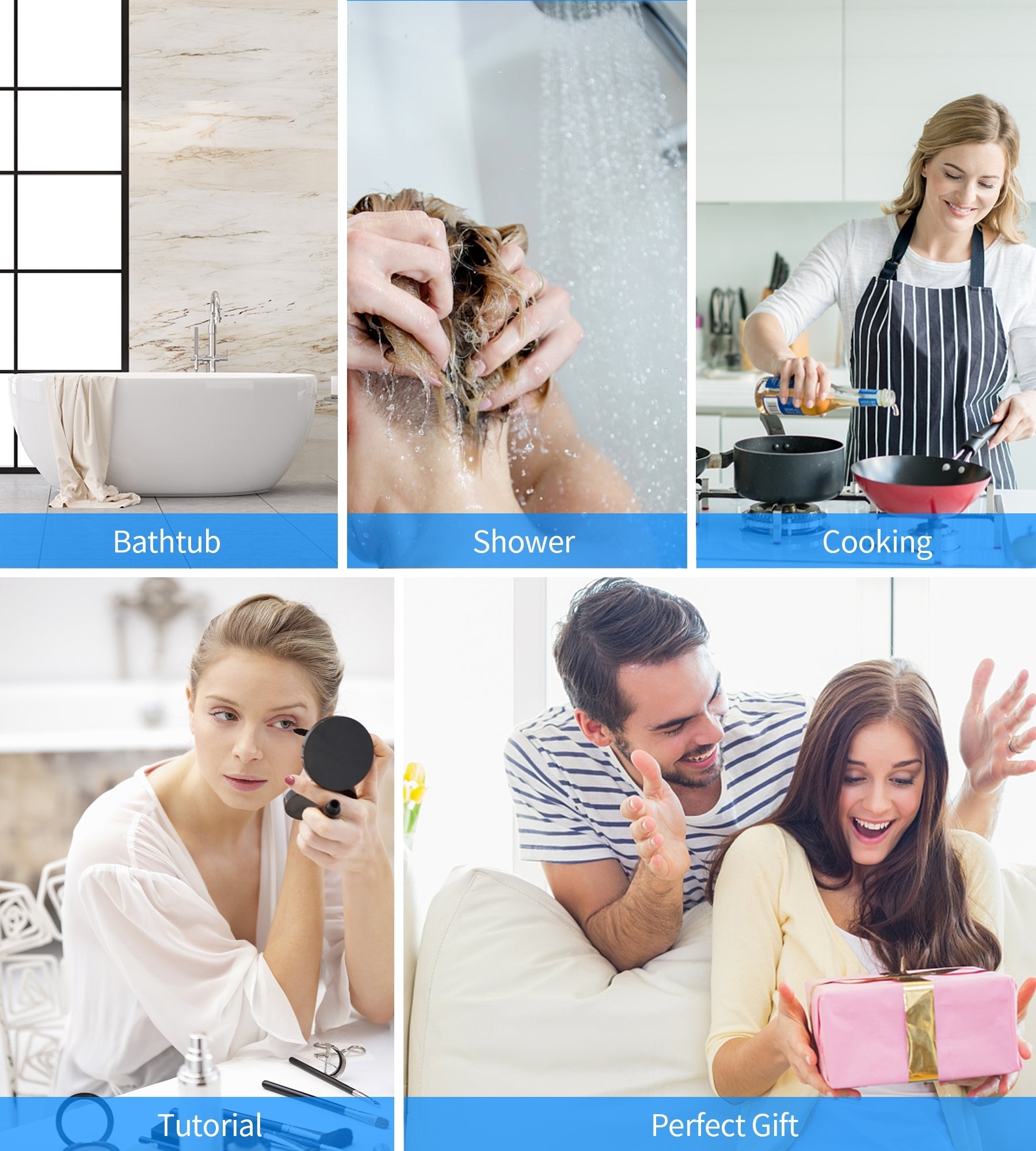 CHOETECH WPC008 Bathroom Waterproof Phone holder (up to 6.7-inch) White - Image 9