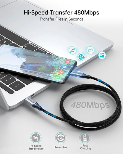 CHOETECH XCC-1002 USB-C to USB-C PD100W 5A Fast Charging Cable 1.8M - Image 4