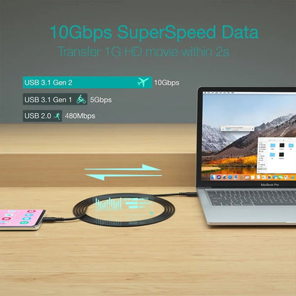 CHOETECH XCC-1027 USB-C M to M PD100W 5 Cable 2M - Image 6