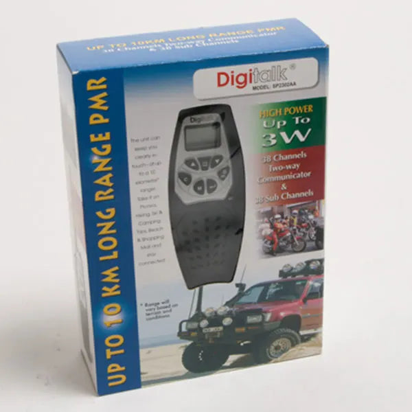 DIGITALK Personal Mobile Radio PMR-SP2302AA UHF CB Radio 3W up to 10km Range - Image 2