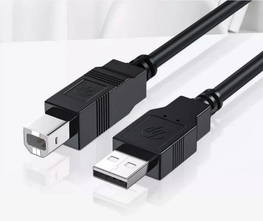 HP DHC-PT100-1M USB-A to USB-B v2.0 cable 1M Black - Image 2