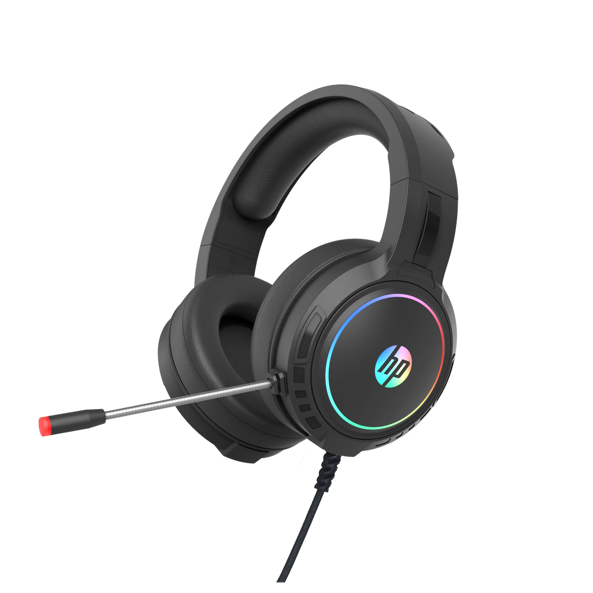 HP DHE-8006 Wired USB 7.1 Surround Sound Gaming Headset RGB LED for PC / Laptop-USB - Image 3