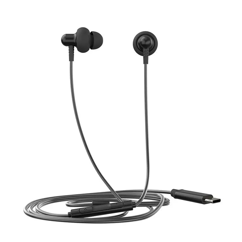 HP DHH-1126-BK TUSB-C Headphones Black with Microphone - Image 2