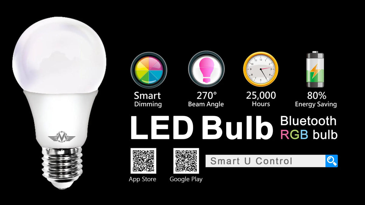 MV SMART BULB 9W E27 TWIN PACK  (apple app only ) - Image 2