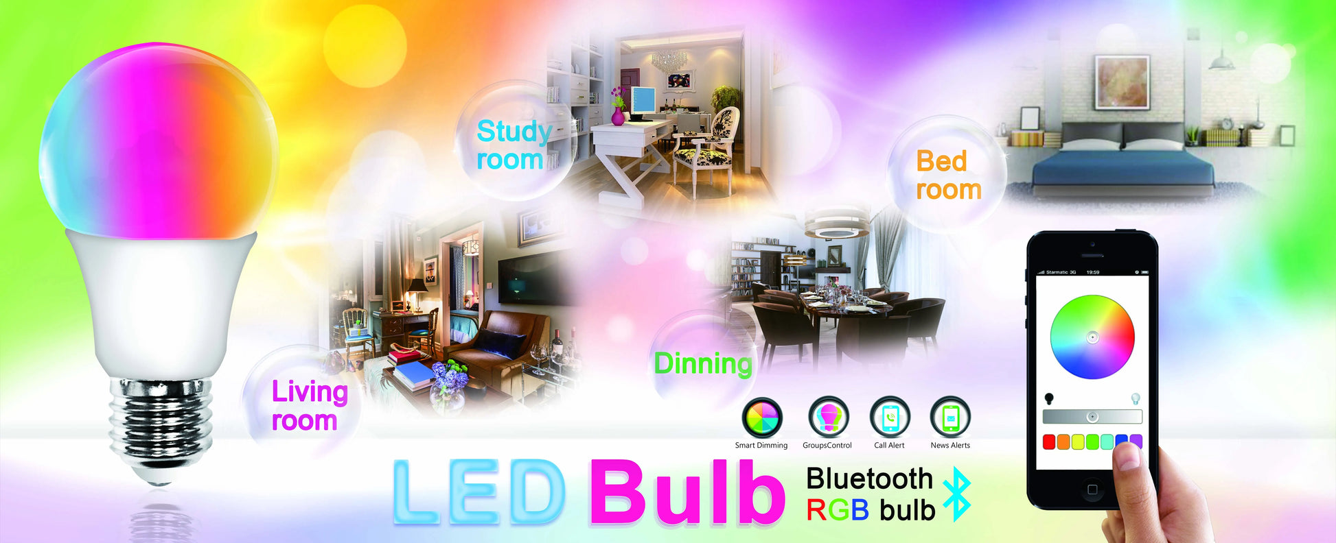 MV SMART BULB 9W E27 TWIN PACK  (apple app only ) - Image 5