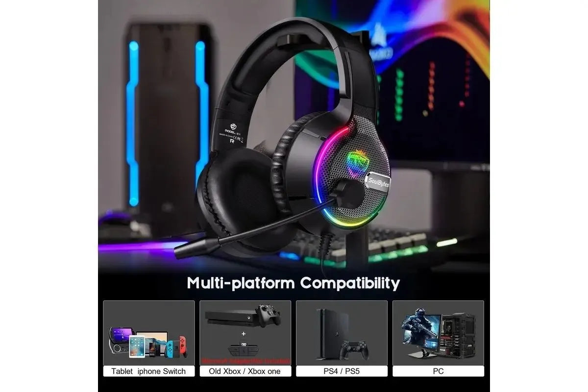 SoulBytes 20 RGB Gaming Headphones - Image 2