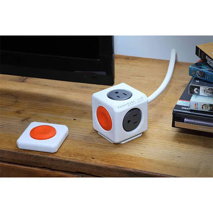 Allocacoc Powercube Extended Remote 4-Outlets + Remote control button - Image 5