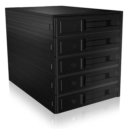 ICY BOX Backplane for 5x 3.5" SATA or SAS HDD in 3x 5.25" bay (IB-565SSK) - Image 2